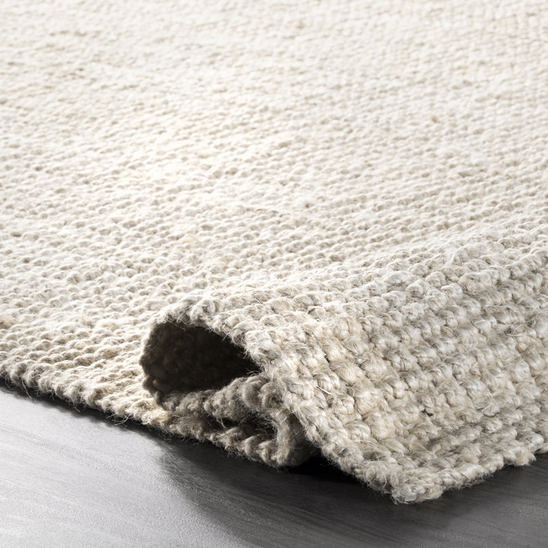 Highland Dunes Palen Hand Knotted Jute/Sisal OffWhite Rug & Reviews